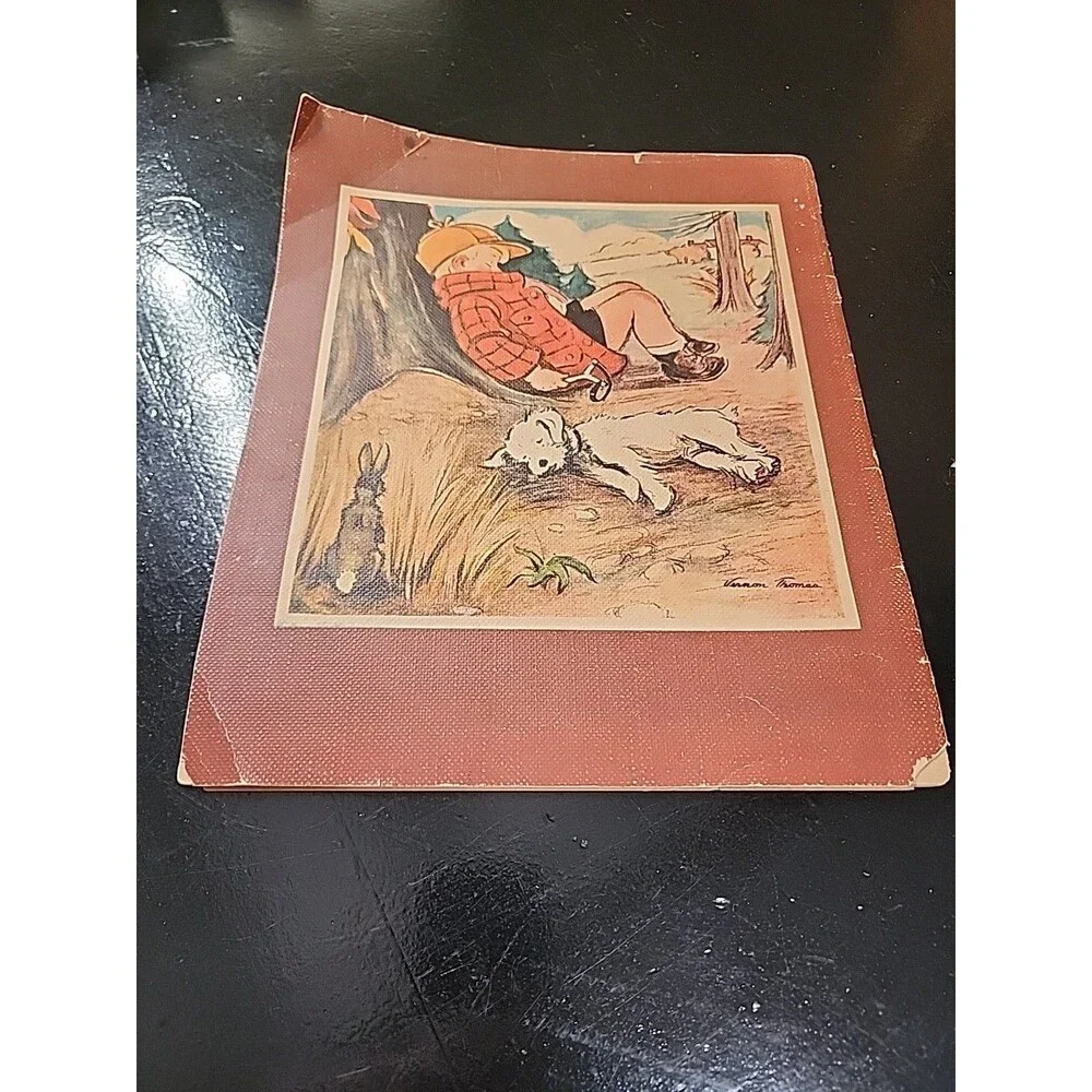 Vintage Nursery Rhymes Samuel Lowe Company Paperback Book 1942